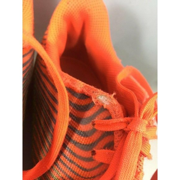 Nike Girls Athletic Shoes Size 6Y Bright Orange Yellow Light Weight Lace Up - Picture 4 of 12